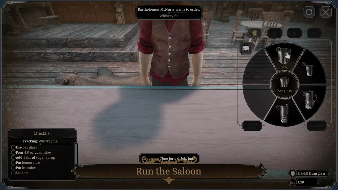 Saloon Simulator video 3