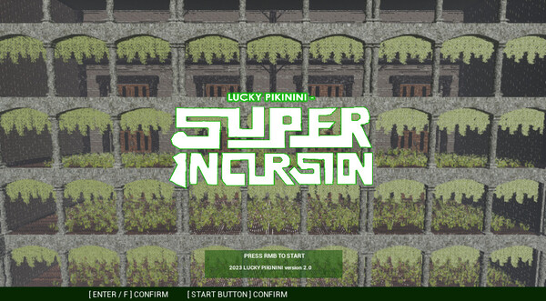 Screenshot of Lucky Pikinini - Super Incursion gameplay showing in-action mechanics