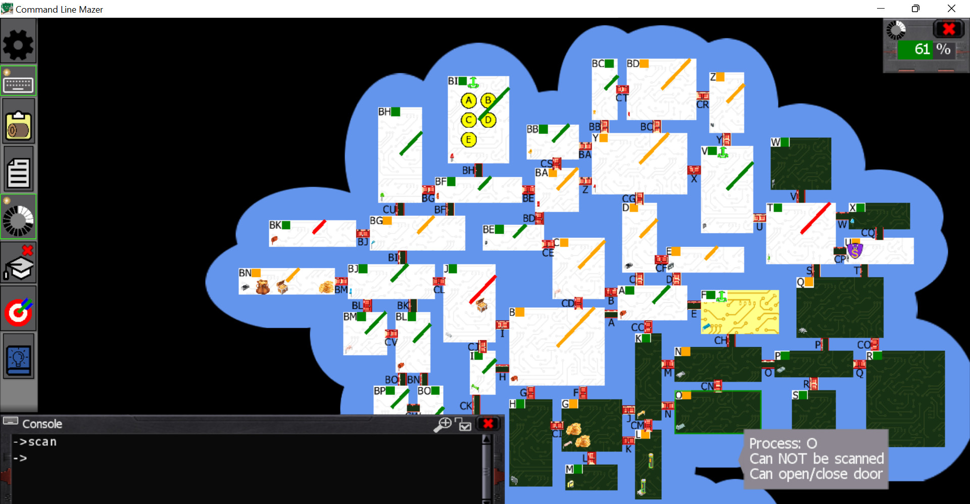 #3. Command Line Mazer (Steam) 由: Zhi Wong