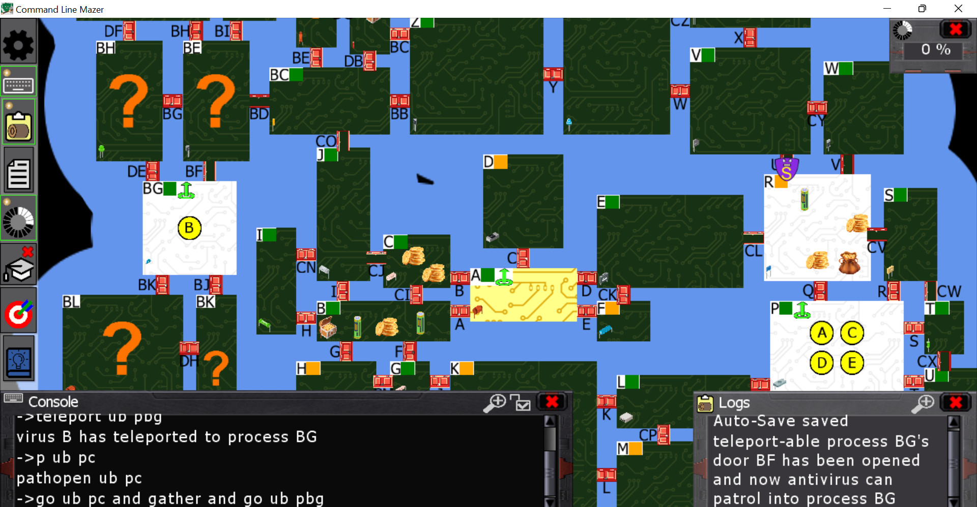 #4. Command Line Mazer (Steam) 由: Zhi Wong