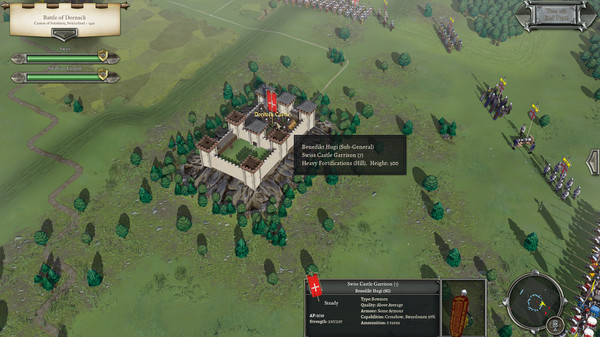 Field of Glory II: Medieval - Rise of the Swiss — скриншот 10