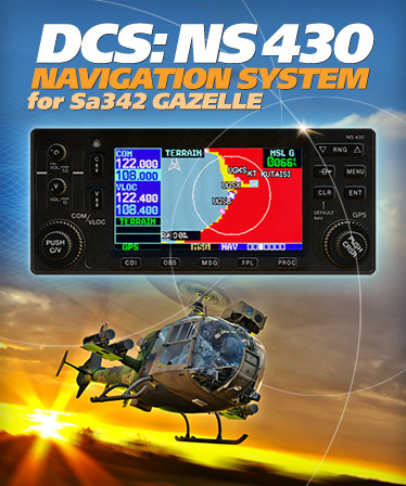 DCS: NS 430 Navigation System for SA342 Gazelle