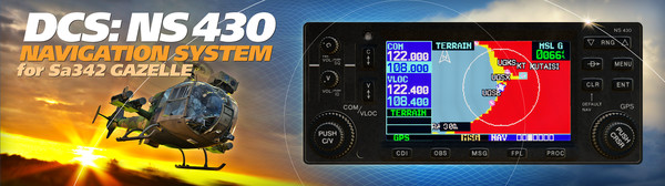 DCS: NS 430 Navigation System for SA342 Gazelle