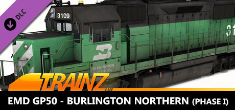 Trainz 2022 DLC - EMD GP50 - Burlington Northern (Phase I) banner image