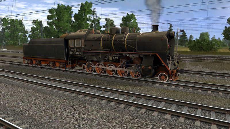 Trainz 2022 DLC - CO17-3373 ( Russian Loco and Tender ) Featured Screenshot #1
