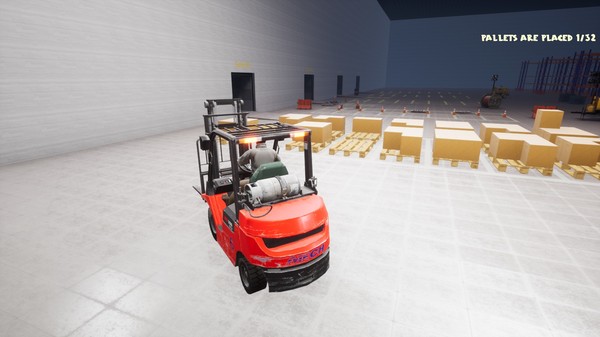 Screenshot z Warehouse Simulator: Forklift Driver