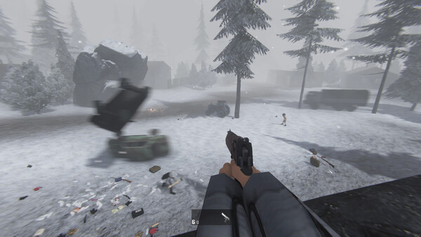 Screenshot of Voice of Chernobyl gameplay showing in-action mechanics