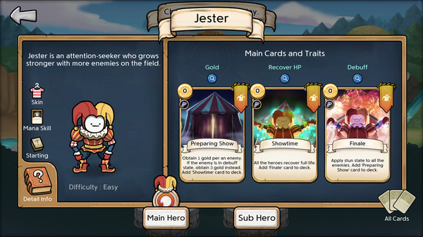 3 Minute Heroes - Jester & Necromancer Heroes + Skins