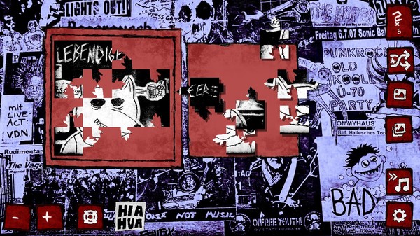 Nachkriegsratten Punk-Rock Puzzle