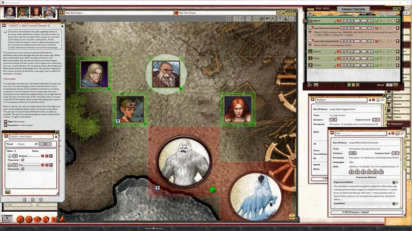 Fantasy Grounds - Pathfinder 2 RPG - Quest for the Frozen Flame AP 1: Broken Tusk Moon screenshot 7