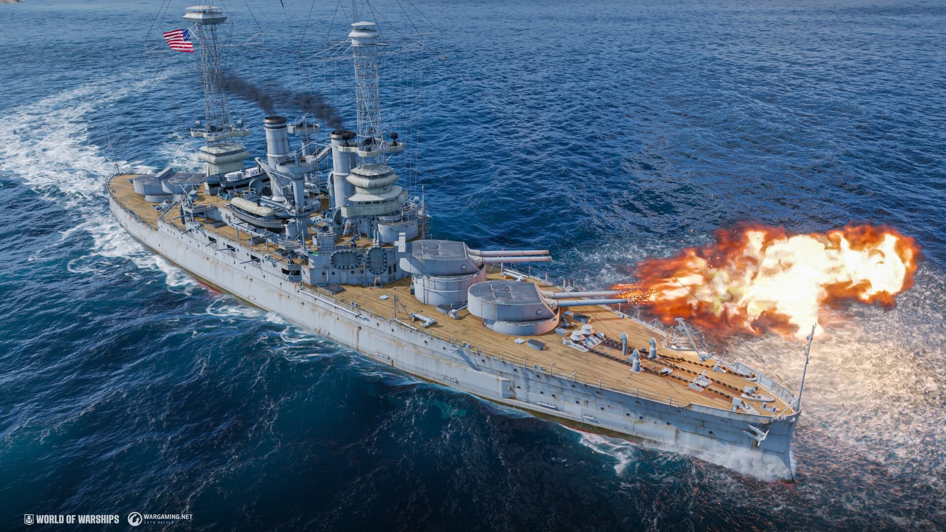 World of Warships — American Freedom Featured Screenshot #1