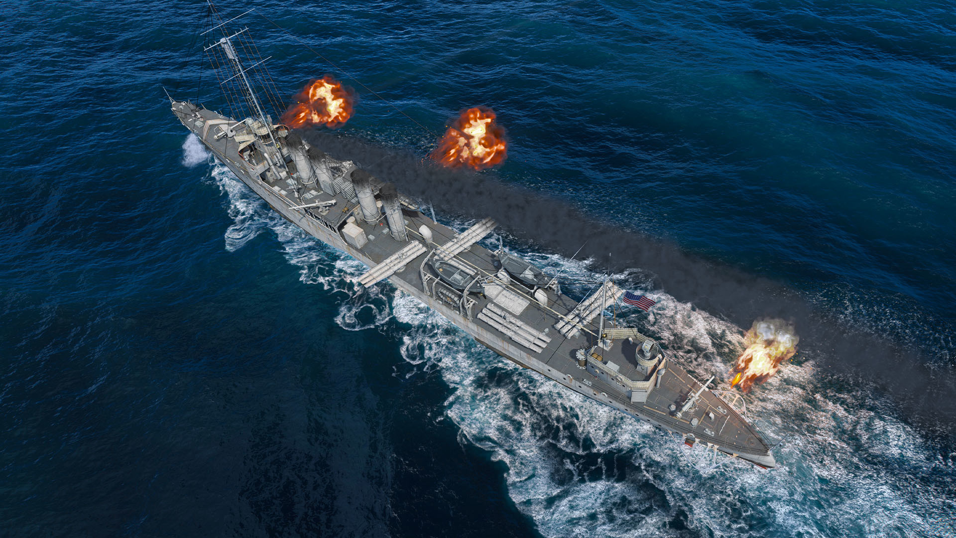 World of Warships — American Freedom Featured Screenshot #1