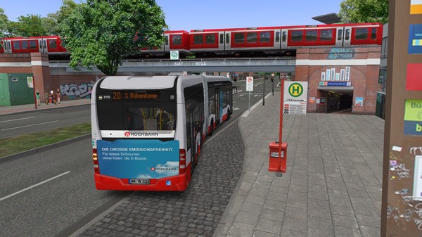 OMSI 2 Add-on Hamburg Linie 20 — скриншот 30