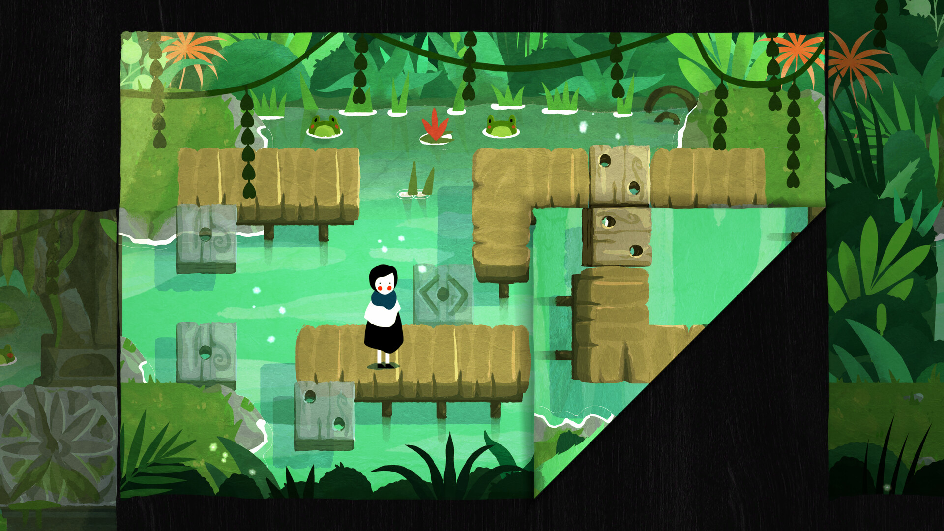 screenshot of ペーパートレイル Paper Trail 1