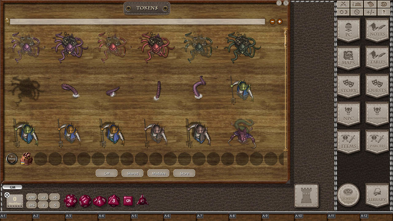 Fantasy Grounds - Jans Token Pack 32 - Aquatic Creatures 2のスクリーンショット 1