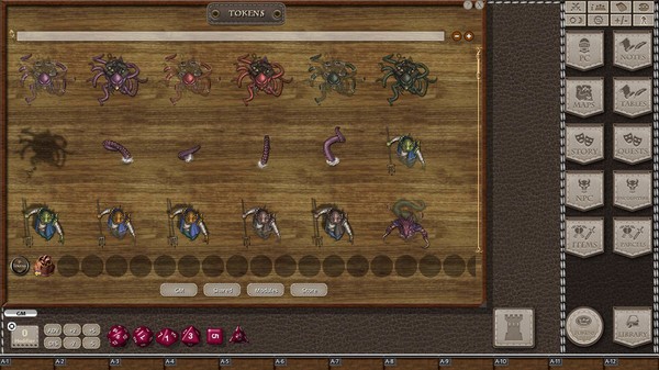 Fantasy Grounds - Jans Token Pack 32 - Aquatic Creatures 2