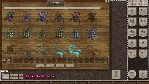 Fantasy Grounds - Jans Token Pack 32 - Aquatic Creatures 2