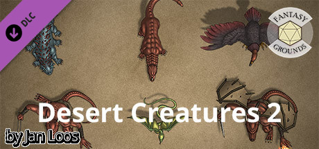 Fantasy Grounds - Jans Token Pack 33 - Desert Creatures 2 Header Image