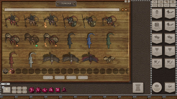 Fantasy Grounds - Jans Token Pack 33 - Desert Creatures 2