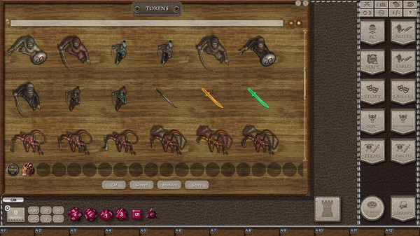 Fantasy Grounds - Jans Token Pack 33 - Desert Creatures 2