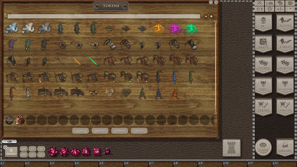 Fantasy Grounds - Jans Token Pack 33 - Desert Creatures 2
