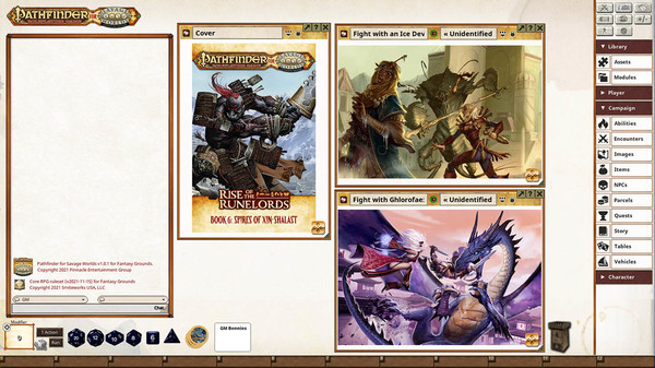 Fantasy Grounds - Pathfinder(R) for Savage Worlds: Rise of the Runelords! Book 6 - Spires of Xin-Shalast