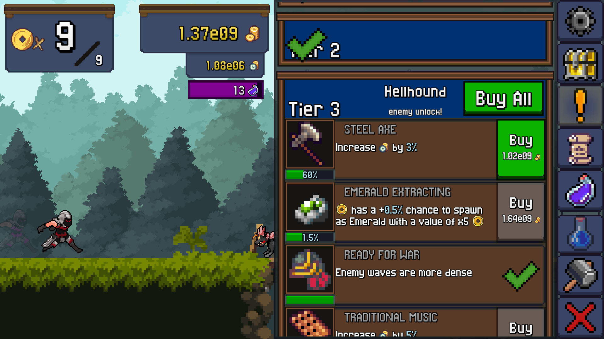 #5. Tap Ninja - Idle game (Steam) Podle: Broken Glass