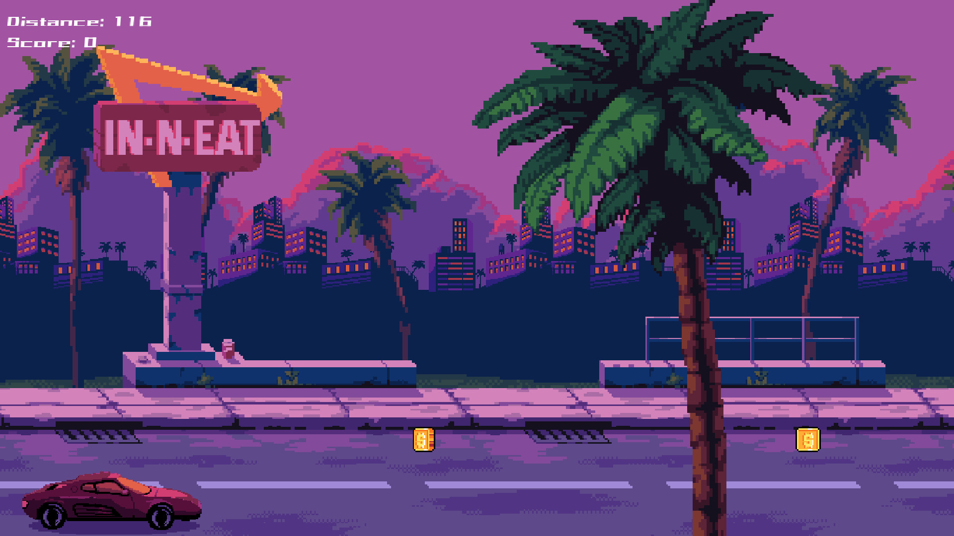 #1. Miami Sunset Drive (Steam) De: khukhrovr