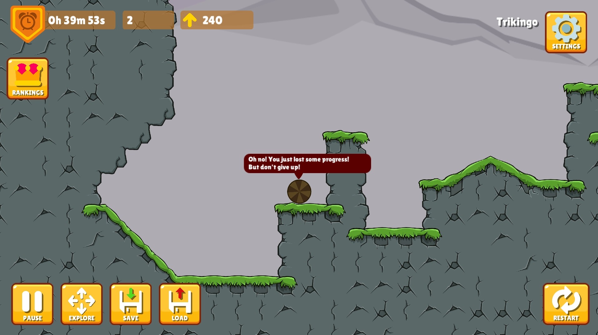 #4. Rolling Over It (Steam) 由: Trikingo