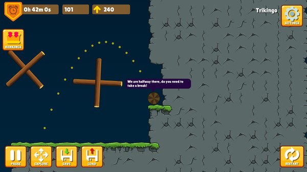 Screenshot z Rolling Over It Screenshot z Rolling Over It