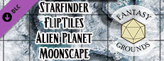 Fantasy Grounds - Starfinder Flip-Tiles - Alien Planet Moonscape Expansion Small Capsule Image