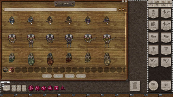 Fantasy Grounds - Jans Token Pack 36 - The Royal Court