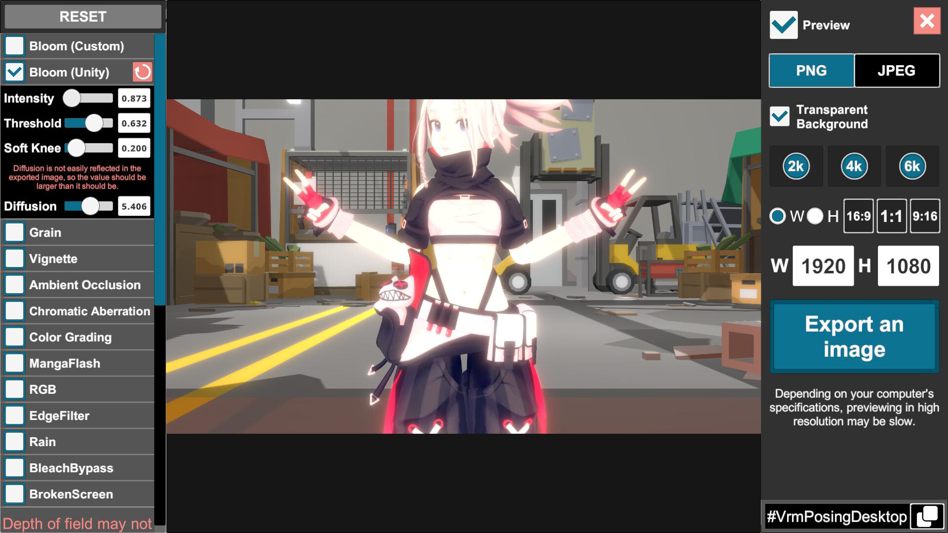 VRM Posing Desktop screenshot 2