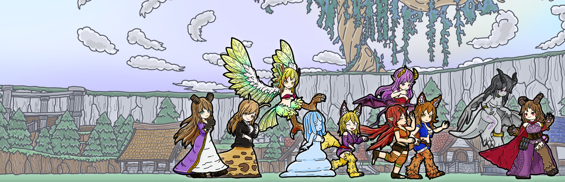 Monster Girls and the Mysterious Adventure 2