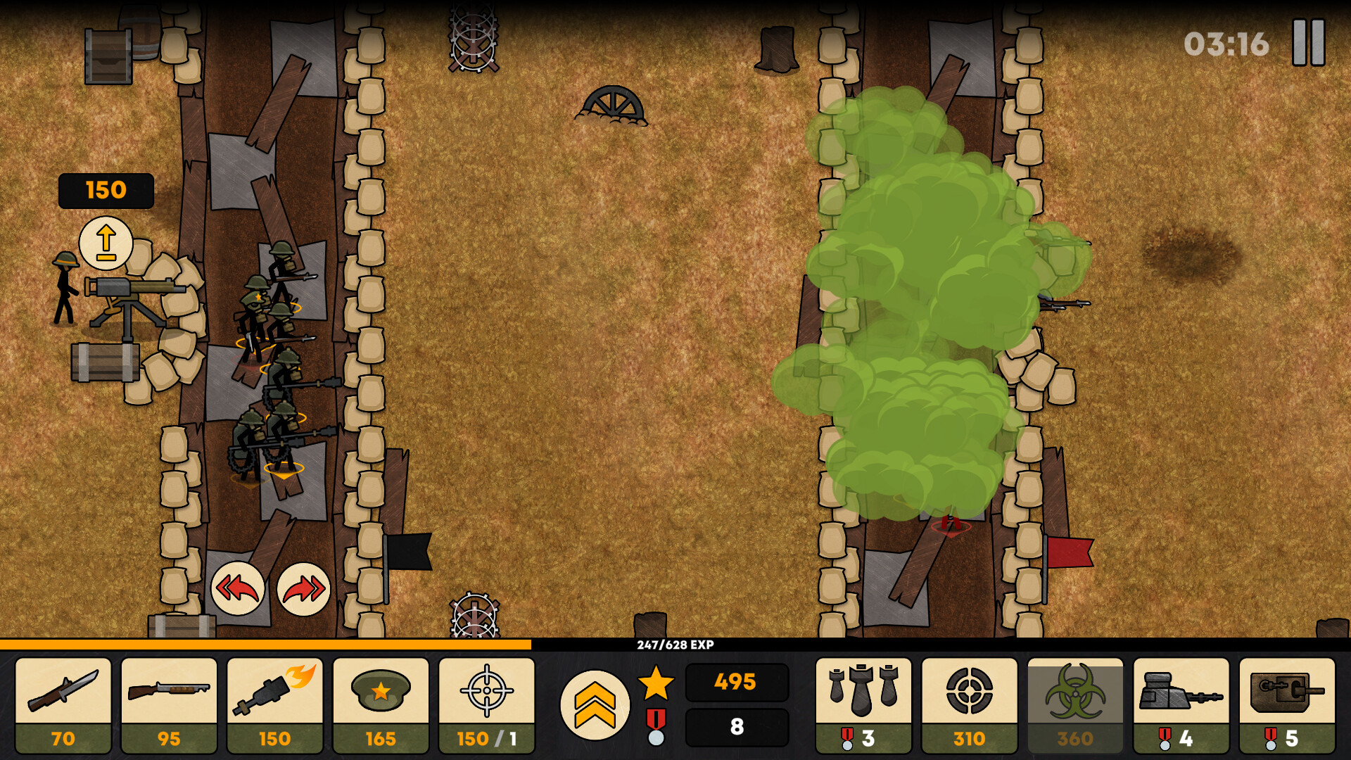 #8. Stickman Trenches (Steam) 由: Big Play Games