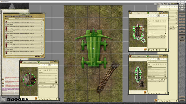 Fantasy Grounds - Pathfinder RPG - GameMastery Map Pack: Army Camp