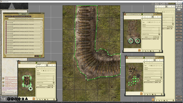 Fantasy Grounds - Pathfinder RPG - GameMastery Map Pack: Army Camp