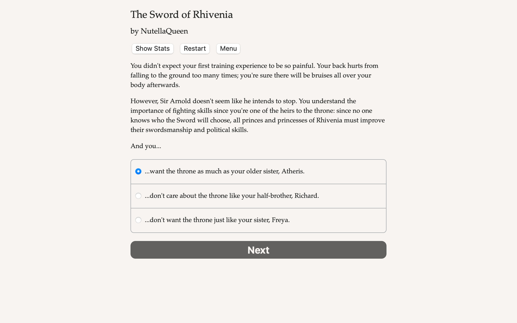 The Sword of Rhivenia screenshot #4