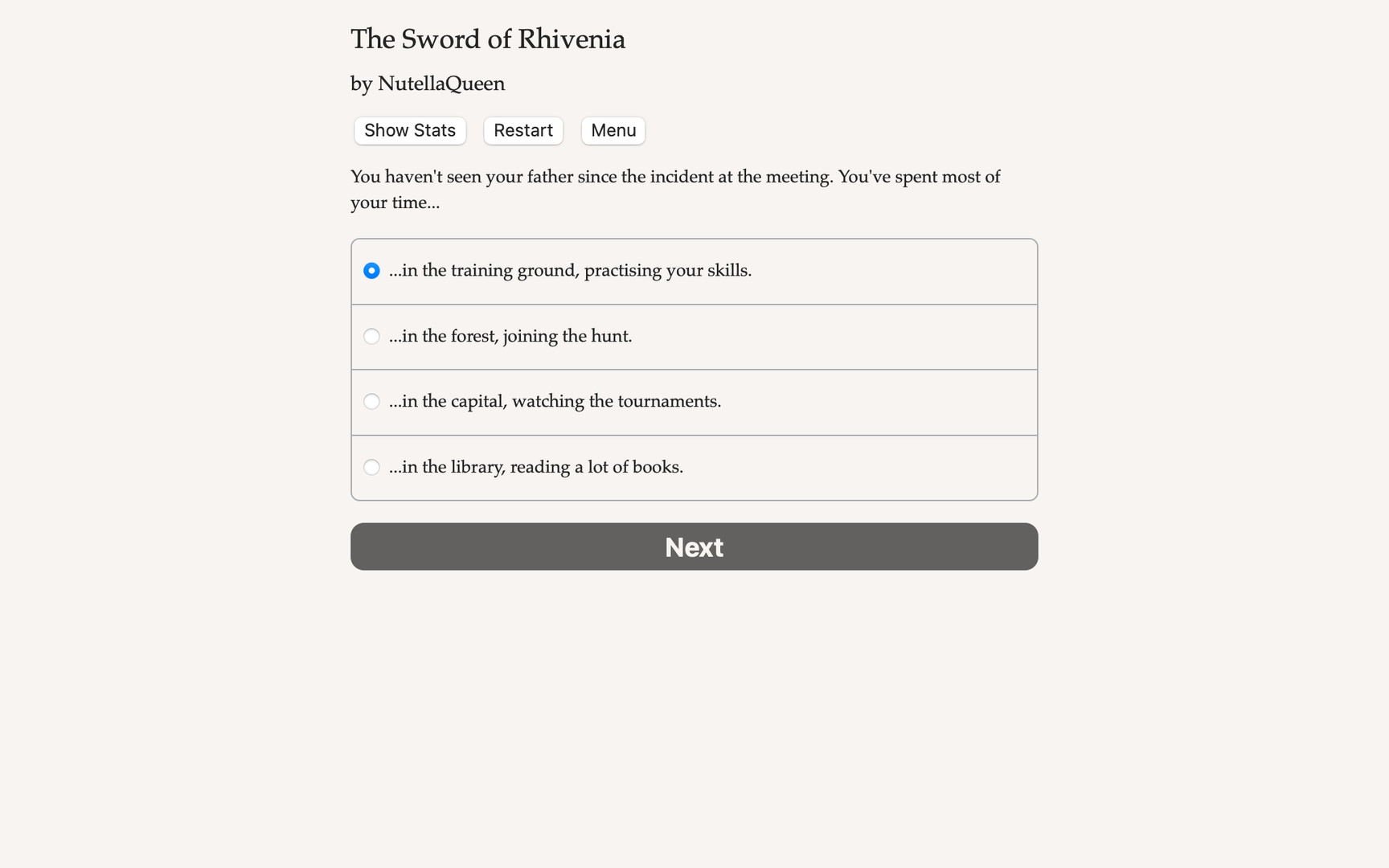 The Sword of Rhivenia screenshot #1