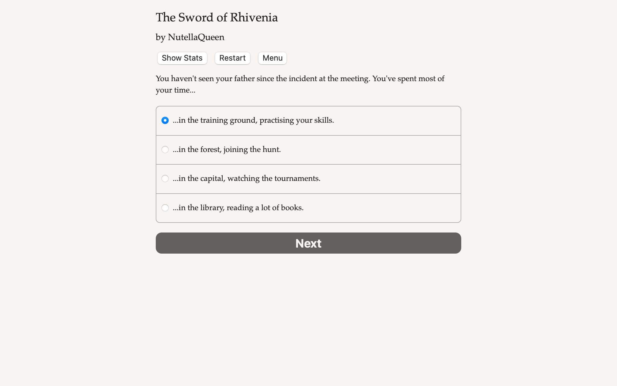 The Sword of Rhivenia