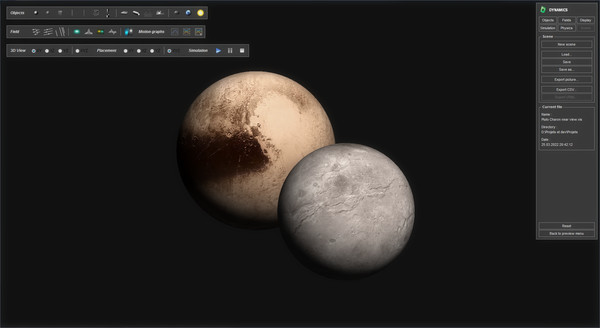 Screenshot z Visualis Dynamics