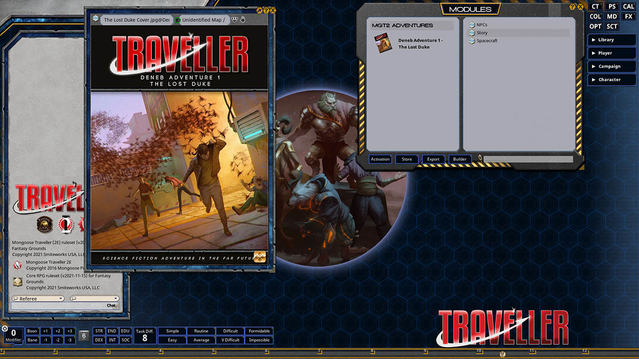 Fantasy Grounds - Deneb Adventure 1: The Lost Dukeのスクリーンショット 1