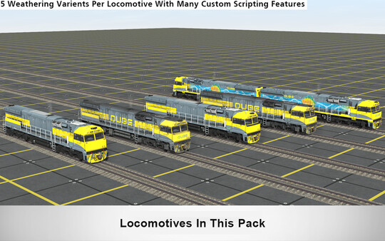 Trainz 2019 DLC - QUBE GE C44aci Pack