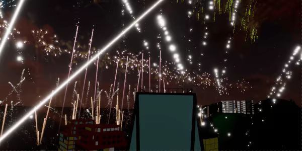 Fireworks Show VR video 2