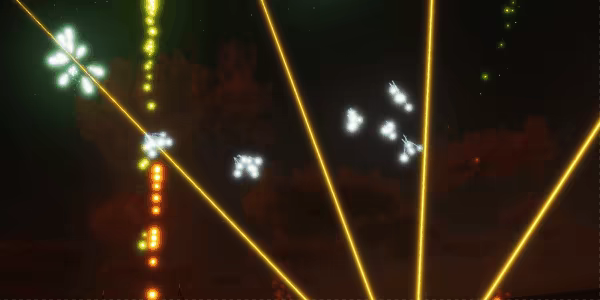 Fireworks Show VR video 6