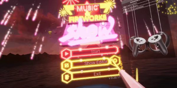 Fireworks Show VR video 4