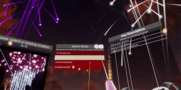 Fireworks Show VR video 7