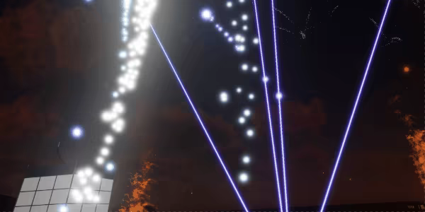 Fireworks Show VR video 5