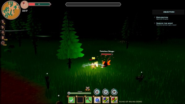 Screenshot z Ruins of Majika