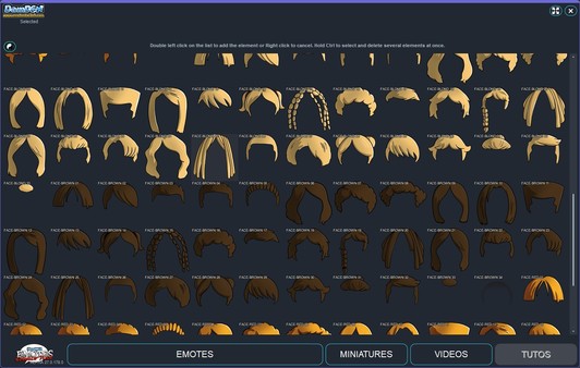 Emotes creator tool - Haircuts